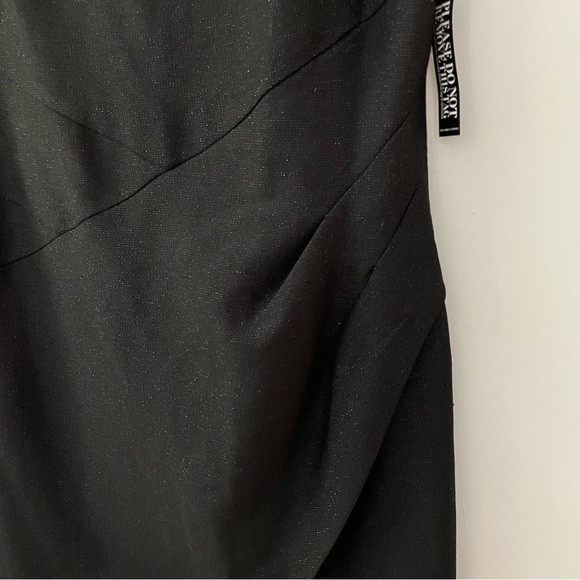 NWT New York & Company Black with Shimmer Sleeveless Dress - Picture 9 of 10